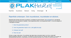 Desktop Screenshot of plakhetzelf.nl
