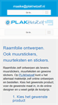 Mobile Screenshot of plakhetzelf.nl